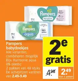 Albert Heijn Pampers babydoekjes aanbieding