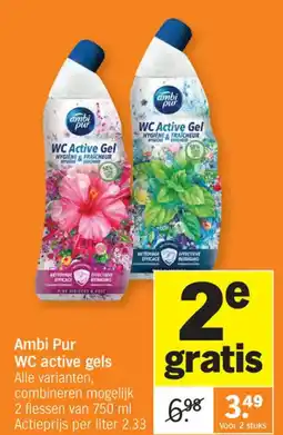Albert Heijn Ambi Pur WC active gels aanbieding