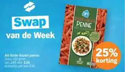Albert Heijn AH Rode linzen penne aanbieding