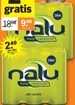 Albert Heijn Nalu 6 x 0.33 literblikjes aanbieding