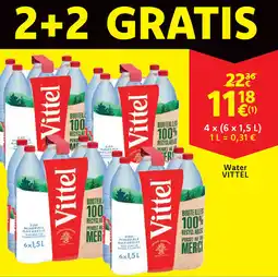 Cora Vittel water aanbieding