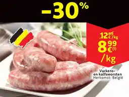 Cora Varkens- en kalfsworsten aanbieding