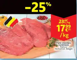 Cora Fijne sneetjes rundvlees aanbieding