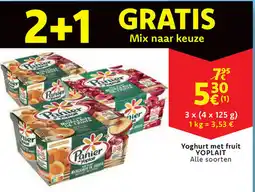 Cora Yoplait yoghurt met fruit aanbieding