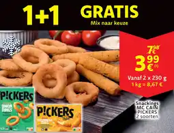 Cora Mc Cain pickers snacking aanbieding