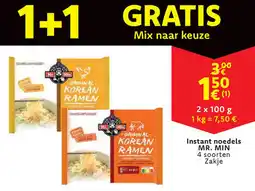 Cora Mr. min instant noedels aanbieding
