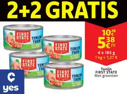Cora First state tonijn aanbieding