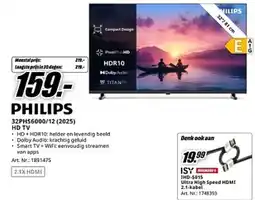 MediaMarkt Philips 32PHS6000/12 (2025) HD TV aanbieding