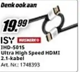 MediaMarkt ISY IHD-5015 Ultra High Speed HDMI 2.1-kabel aanbieding