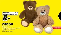 MediaMarkt Pirox toys beer donker bruin teddybeer aanbieding