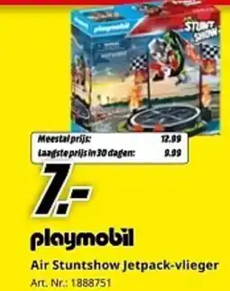 MediaMarkt playmobil Air Stuntshow Jetpack-vlieger aanbieding