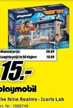 MediaMarkt playmobil The Nine Realms - Icaris Lab aanbieding
