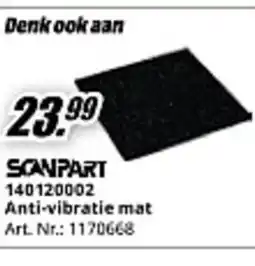 MediaMarkt Scanpart 140120002 Anti-vibratie mat aanbieding