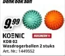 MediaMarkt Koenic KDB 02 Wasdrogerballen aanbieding
