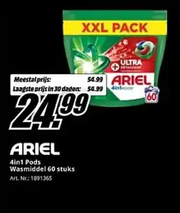 MediaMarkt Ariel 4in1 Pods Wasmiddel aanbieding