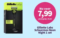 Plein.nl Gillette Labs Scheermes Neon Night 1 set aanbieding