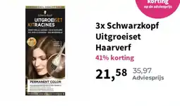 Plein.nl Schwarzkopf Uitgroeiset Haarverf aanbieding