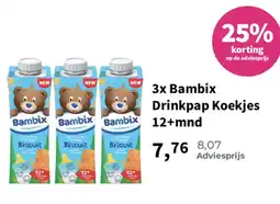 Plein.nl Bambix Drinkpap Koekjes 12+mnd aanbieding