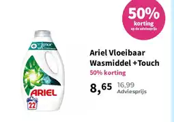 Plein.nl Ariel Vloeibaar Wasmiddel + Touch aanbieding