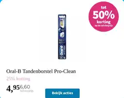 Plein.nl Oral-B Tandenborstel Pro-Clean aanbieding