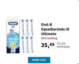 Plein.nl Oral-B Opzetborstels iO Ultimate aanbieding