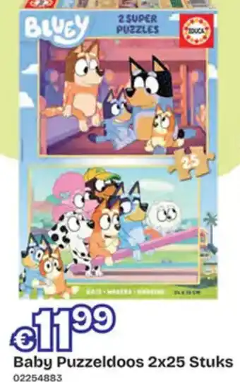 Dreamland Bluey Baby Puzzeldoos aanbieding