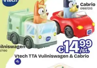 Vtech TTA Vuilniswagen & Cabrio