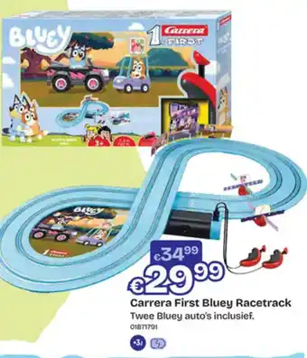 Dreamland Carrera First Bluey Racetrack aanbieding