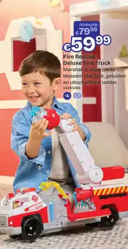 Dreamland Fire Rescue Deluxe Fire Truck aanbieding