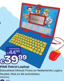Dreamland Paw patrol laptop aanbieding