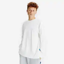 Decathlon Herenshirt met lange mouwen Elementals wit aanbieding