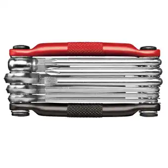 Decathlon Crankbrothers M10 Multi Tool Red Black aanbieding