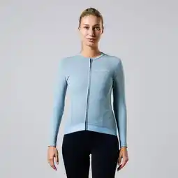 Decathlon Thermo Fleece Fietsshirt Dames Wielerjack Lange Mouwen Wielerkleding Fietsjas aanbieding