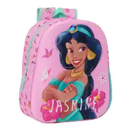 Decathlon 3D-Kinderrugzak Disney Princess Jasmine Roze aanbieding
