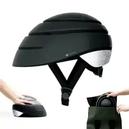 Decathlon Opvouwbare stadsfiets- / stephelm(Helmet LOOP Reflective) aanbieding