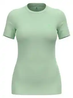 Decathlon Odlo Merino 160 Natural Lichtgroen Dames Technisch T-shirt aanbieding