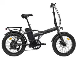 Decathlon Villette le Gros elektrische vouw fatbike 13Ah 7sp 20 inch Dark Grey aanbieding