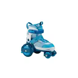 Decathlon Rolschaats My First Quad - Cyan - Maten 26-29 aanbieding