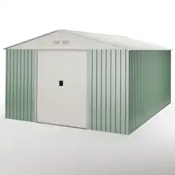 Decathlon Metalen berging 15,5 m² voor het opslaan van fietsen of sportuitrusting aanbieding