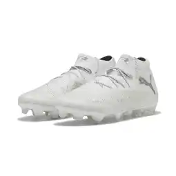 Decathlon FUTURE 8 ULTIMATE FG voetbalschoenen PUMA White Matte Silver Gray aanbieding