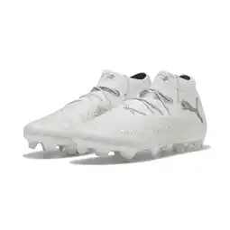 Decathlon FUTURE 8 ULTIMATE FG voetbalschoenen PUMA White Matte Silver Gray aanbieding