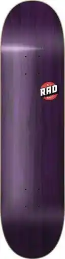 Decathlon RAD Blank Logo Skateboard Deck - 8.125 - Purple Maple aanbieding