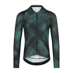 Decathlon Fietsshirt met lange mouwen Heren - Groen - Icon Optic Art aanbieding