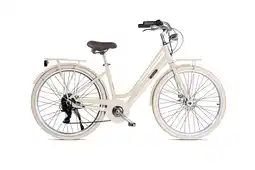 Decathlon Elektrische stadsfiets 28 inch LETOULE “Modé Hybrid” Lady, Avana nachten aanbieding