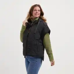 Decathlon MGO Leah Dames - Bodywarmer - Tussenjas - Zwart aanbieding