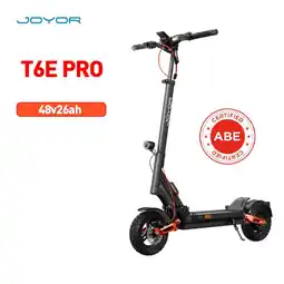 Decathlon JOYOR T6E PRO Opvouwbaar Elektrische Step ABE-certificering - 500W 48V26AH-Zwart aanbieding