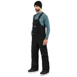 Decathlon Heren Wintersport snowboard broek met bretels B1 Broad Peak Zwart aanbieding