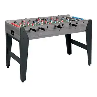 Decathlon F-Zero Voetbaltafel Grijs Eiken - Doorlopende stangen aanbieding