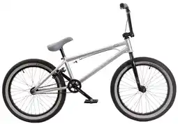 Decathlon BMX fiets volwassenen zilver COPE 20 inch 11,1 kg aanbieding