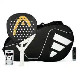 Decathlon Pack Head Edge Extreme Black Padel Bag Adidas Carbon Ctr White aanbieding